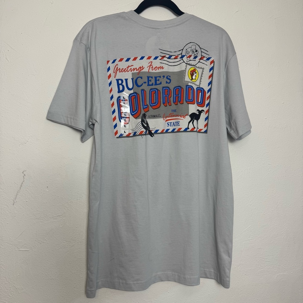 BUCEES‎ Colorado Centennial State Postcard T-shirt